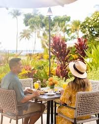 Fairmont Partial Ocean View Queen/Queen orchid court restaurant